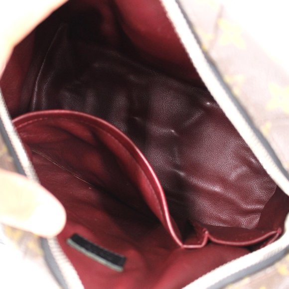 Louis Vuitton Monogram Hexagan Macassar Quilted Travel Tote Bag Brown Tan RARE - Picture 7 of 9